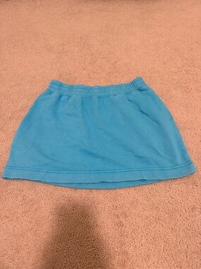 aerie Bright Blue Mini Skirt with Elastic Waist